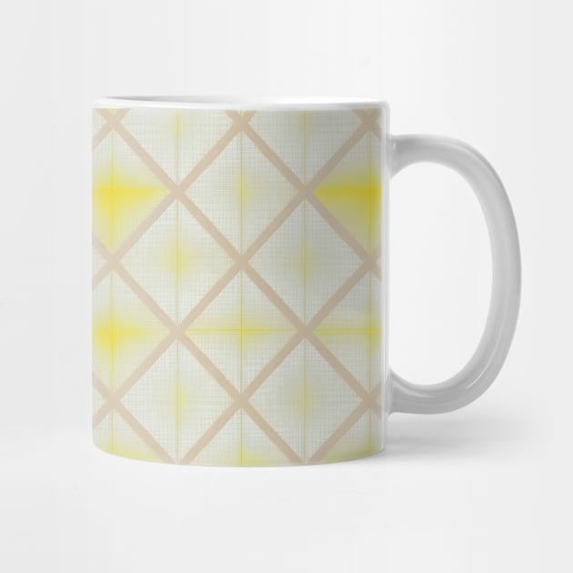 YELLOW DIAMOND DESIGN, DIAMOND PATTERN by ZARBIT